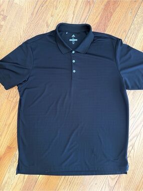 Men's Adidas Golf Polo (Black)
